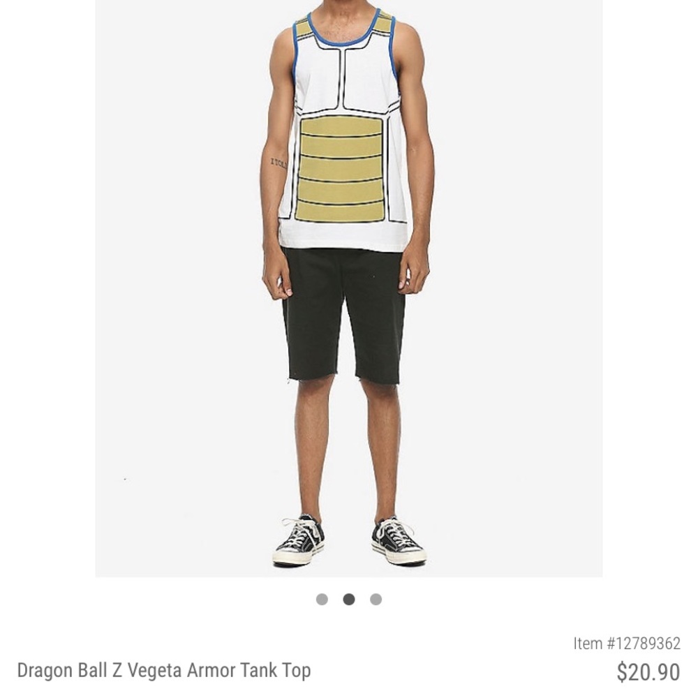 Medium Men’s Dragon Ball Z Vegeta Tank Top